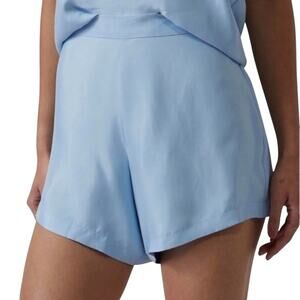 Athleta Quarry Blue Calm Cool Shorts Women's Size 1X Lounge Wear Sleep Wear
